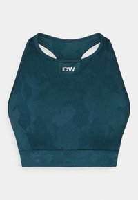 SEAMLESS BRA - Sportski grudnjak sa srednje jakom potporom - dark teal