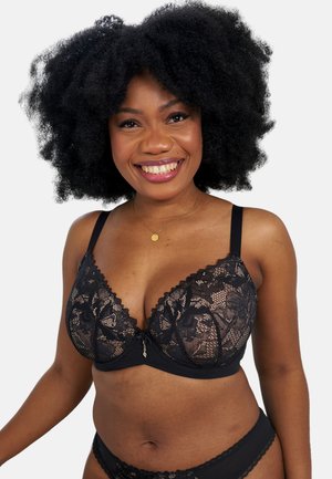 VIENNA - Underwired bra - black beige