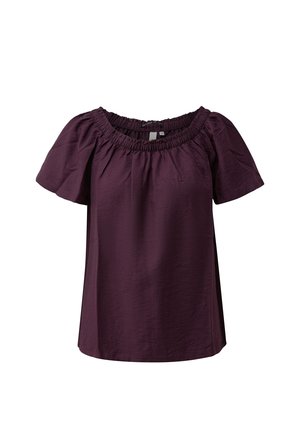 QS, BLUSE - Blouse - aubergine