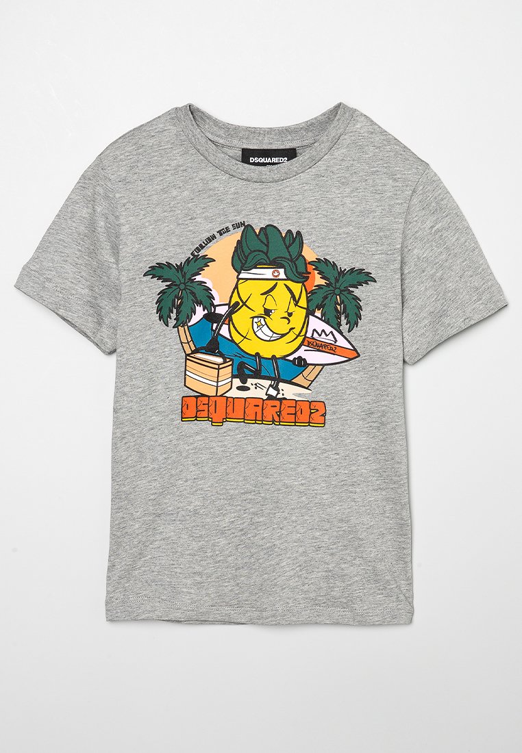 Dsquared2 T-shirt print grijs