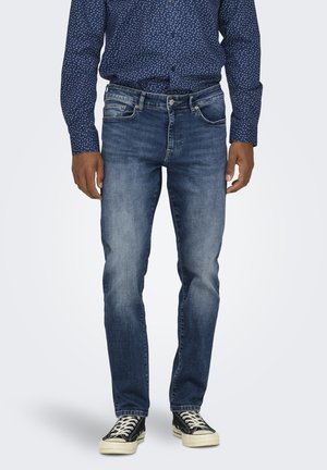 ONSWEFT  - Slim fit jeans - dark medium blue denim