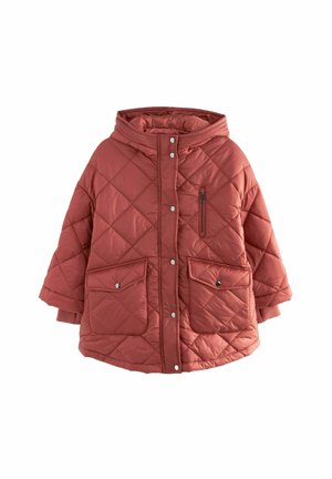 SHOWER RESISTANT QUILTED PONCHO - Wintermantel - berry red