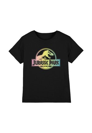Universal Studios JURASSIC PARK GRADIENT LOGO S - Print T-shirt - black