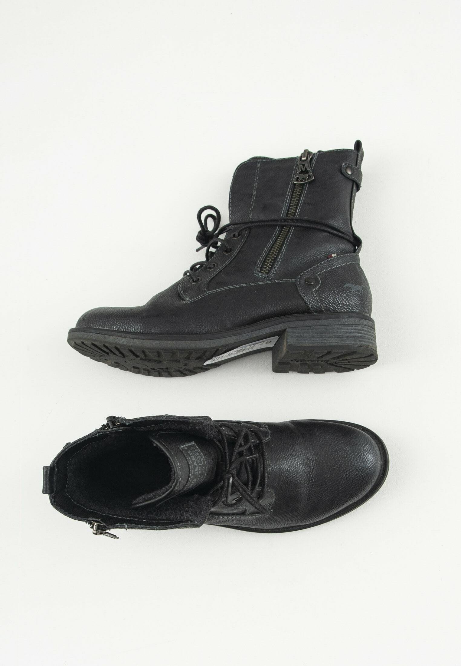 Mustang Botines con cordones - black/negro - Zalando.es