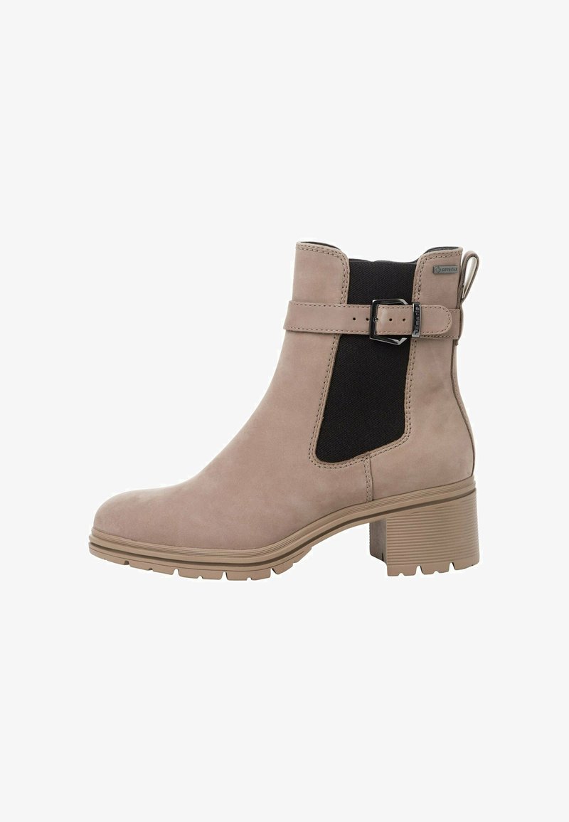 Tamaris Cowboy/biker ankle boot - taupe