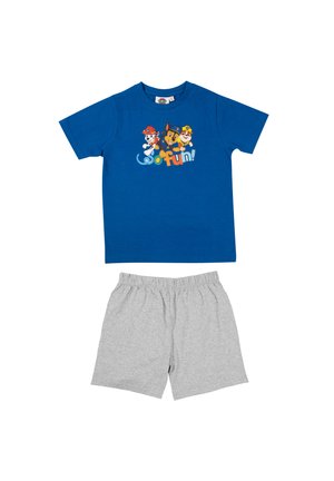 SO FUN SET  - Pyjama top - blau grau