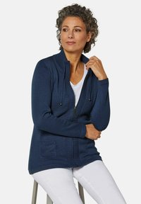 GOLDNER ATELIER SPORTLICHE - Strickjacke - navy