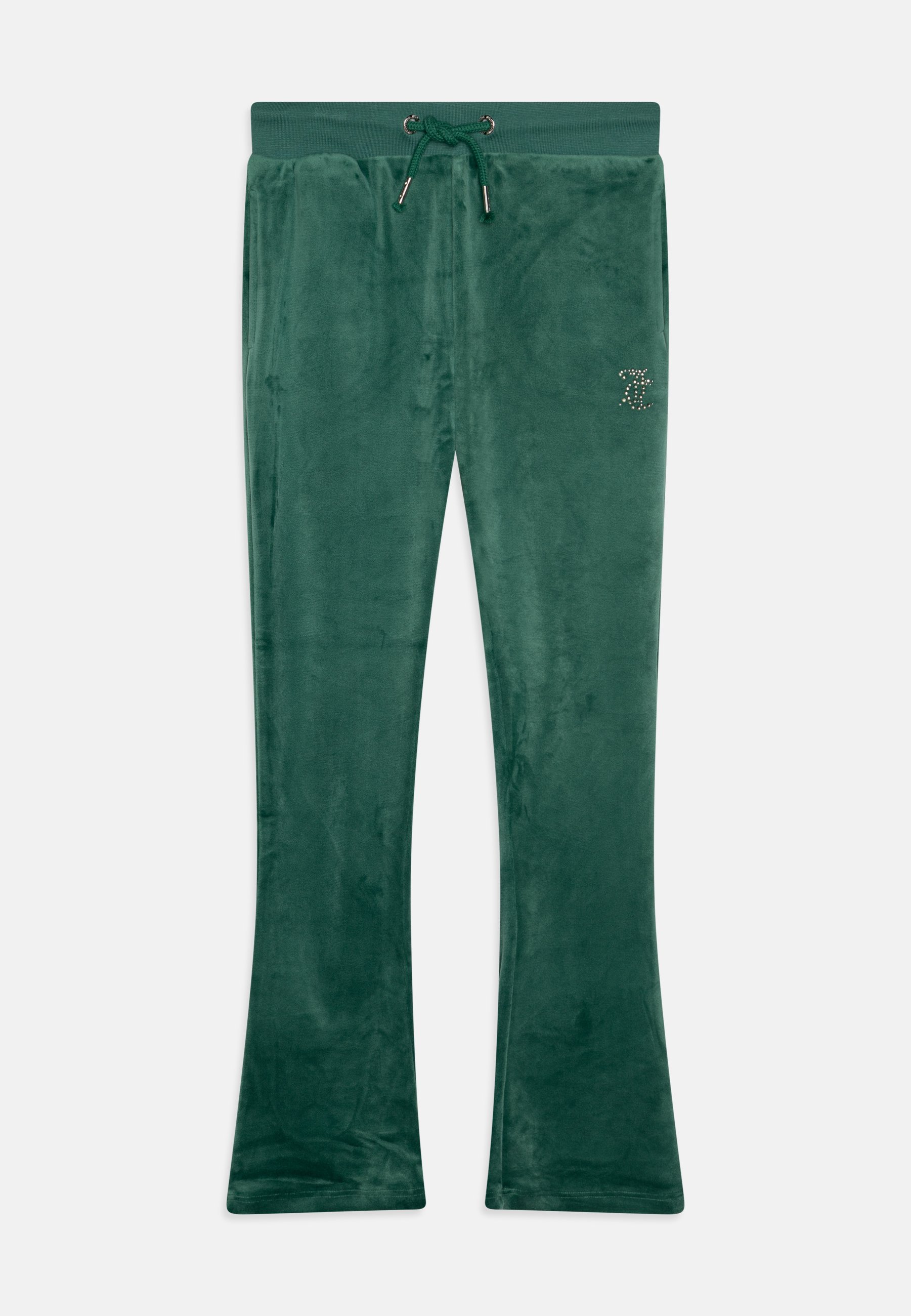 Juicy Couture DIAMANTE BOOTCUT Tracksuit bottoms posy green