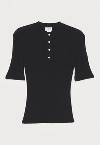 BUTTONED - Striktrøje - black