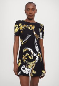 Versace Jeans Couture Obleka iz džersija - black/gold