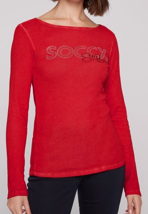 Soccx Langærmet T-shirt - red
