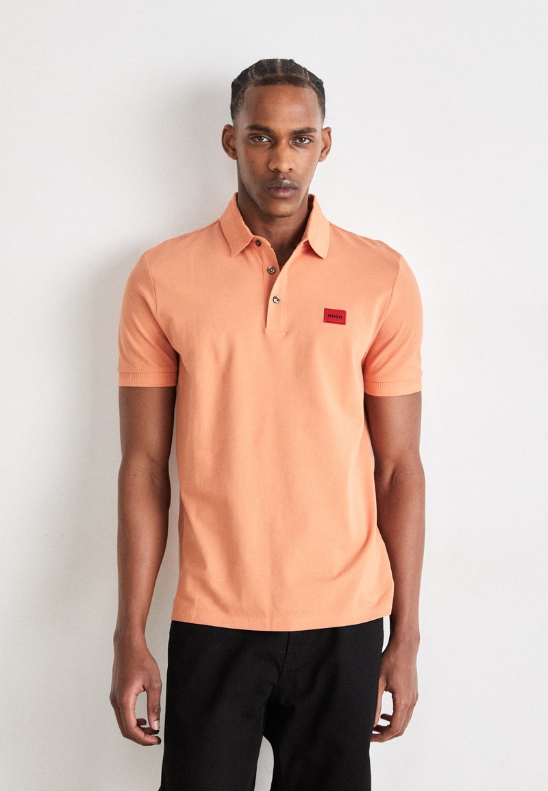 HUGO DERESO - Poloskjorter - medium orange