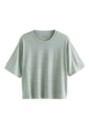 ACTIVE CREW NECK LIGHTWEIGHT BOXY SHORT SLEEVE  - Paprasti marškinėliai - sage green