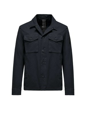 SHACKET AUS BAUMWOLL-POPELINE MIT MEHREREN TASCHEN - Overgangsjakke - navy blue