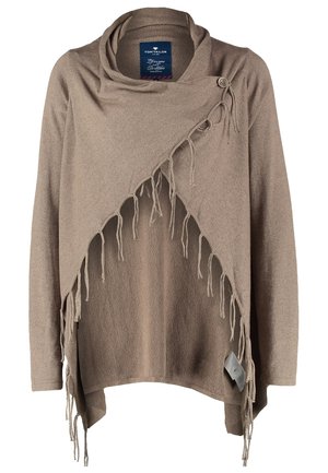 Strickjacke - taupe