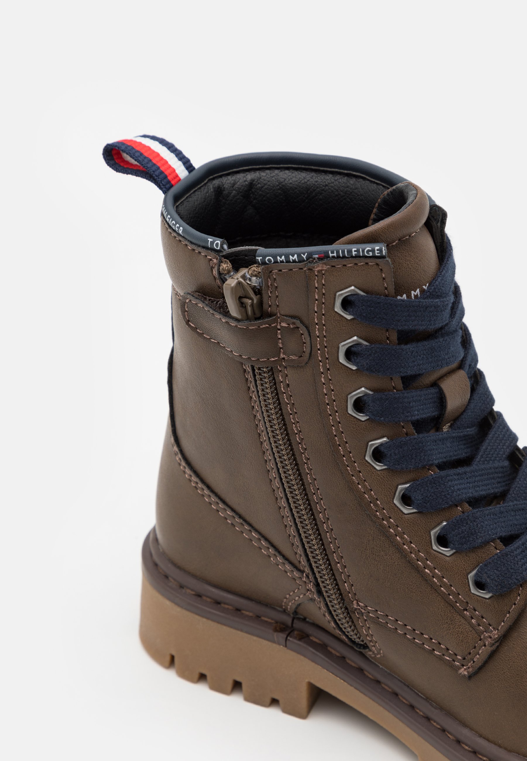 Tommy Hilfiger Botines con cordones - dark brown/marrón oscuro - Zalando.es