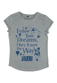 Disney DUMBO FOLLOW DREAMS - T-Shirt print - melange grey