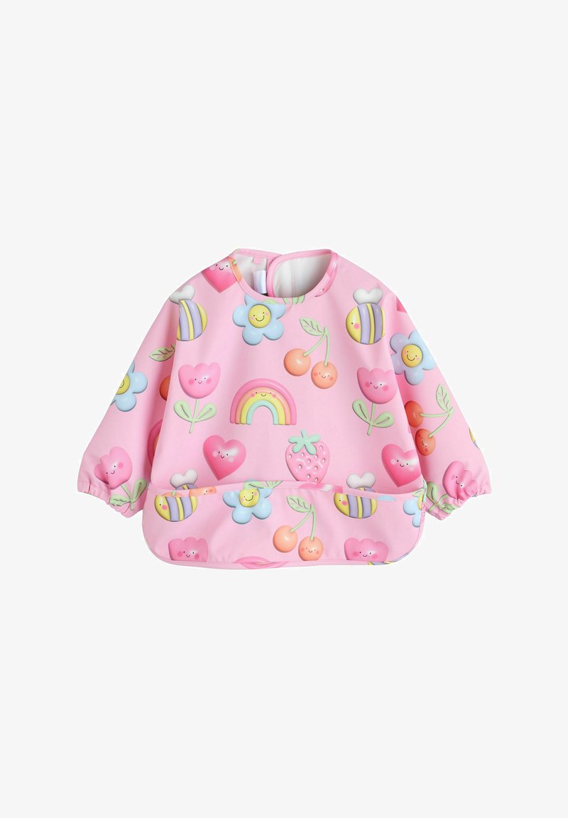 Next WEANING AND FEEDING SLEEVED - Slinček - pink bright characters