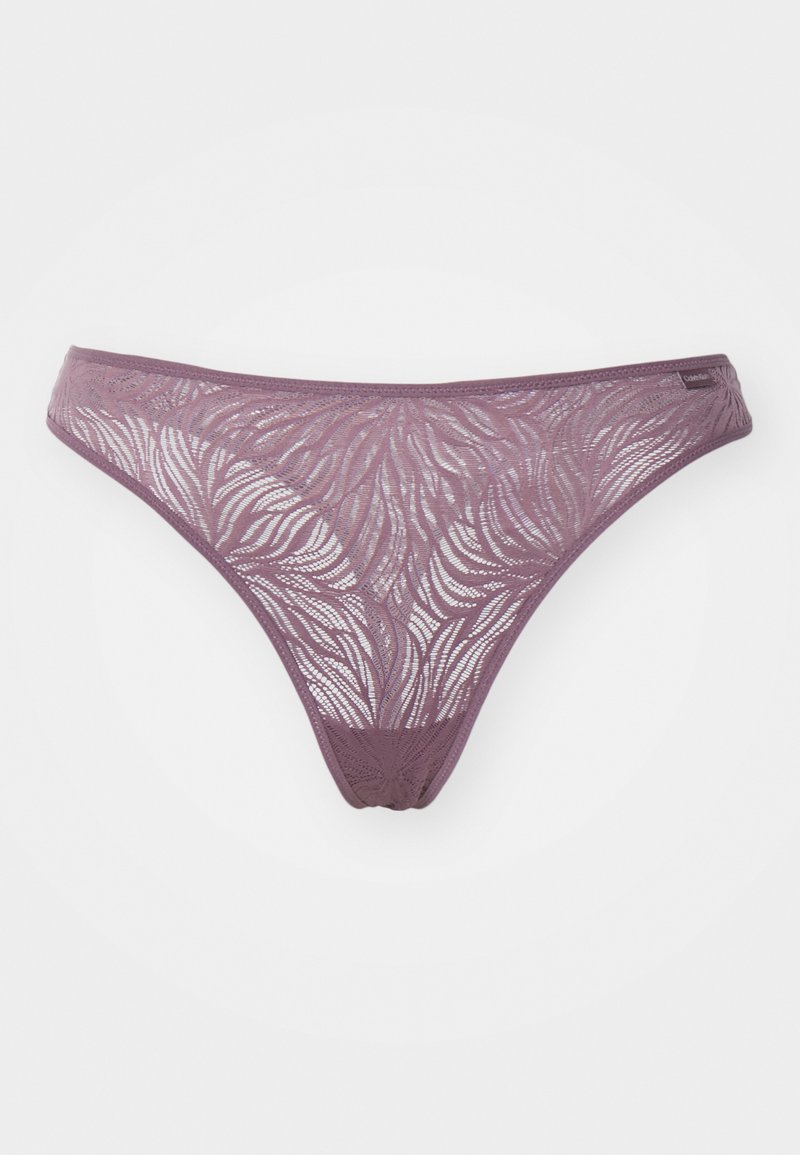 Calvin Klein Underwear THONG SHEER MARQ LACE - String - keepsake rose ...