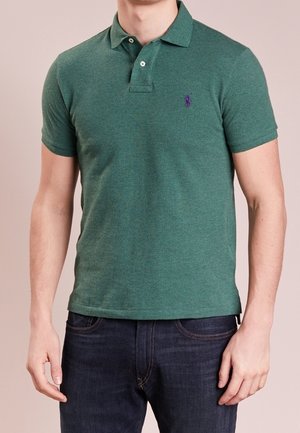 Polo shirt - mottled light green