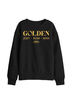 NETFLIX, KPOP DEMON HUNTERS HUNTRIX GOLDEN NAMES UNISEX - Sweatshirt - black