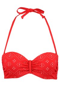 WIRE BANDEAU - Bikini felső - red