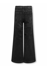 ONLY GIRLS WIDE   - Džinsi ar paplatinātiem galiem - black denim