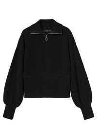 Mango Strickpullover - black
