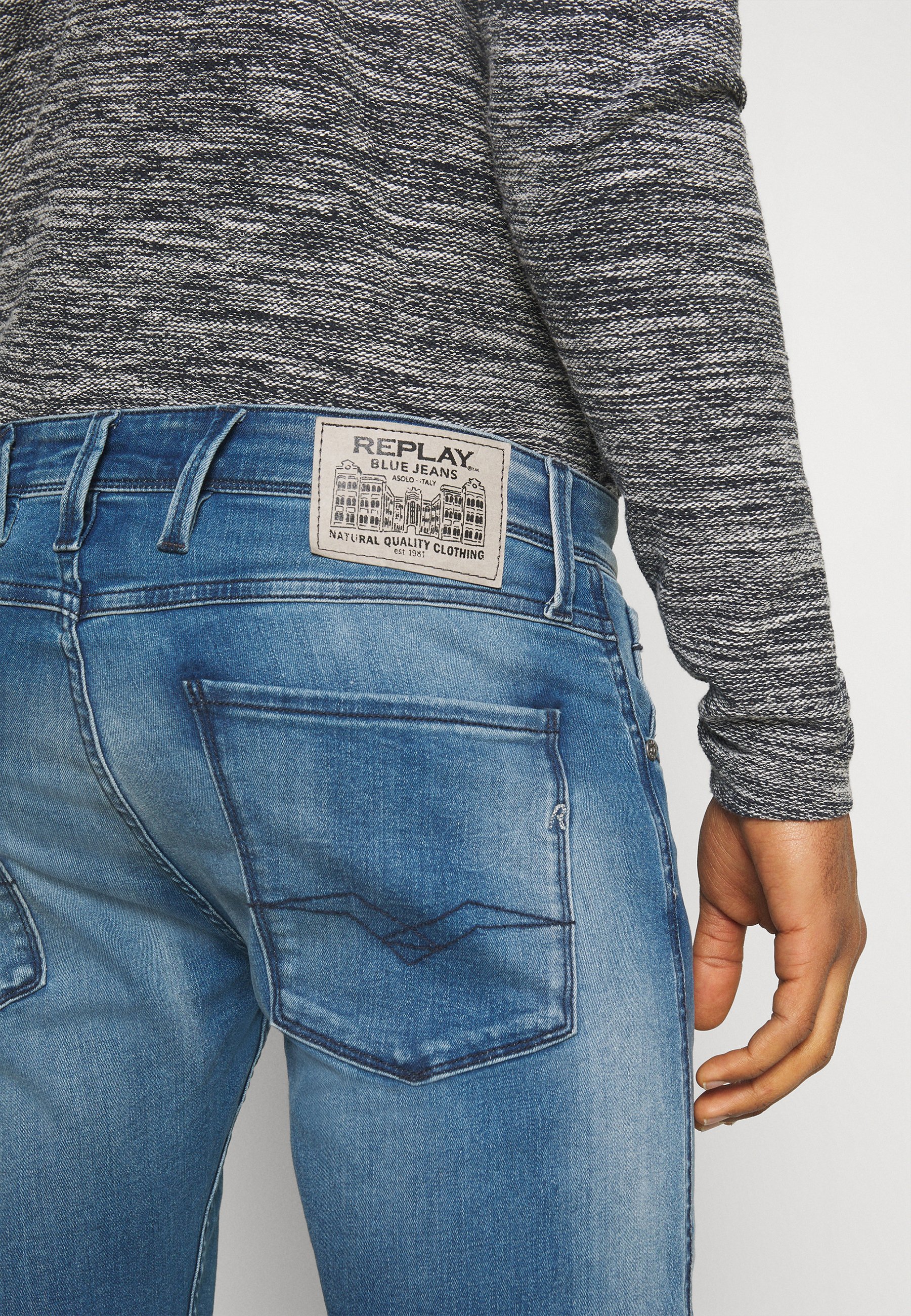 replay light blue jeans