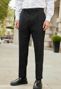 Next STRAIGHT FIT ITALIAN FABRIC - Suit trousers - black
