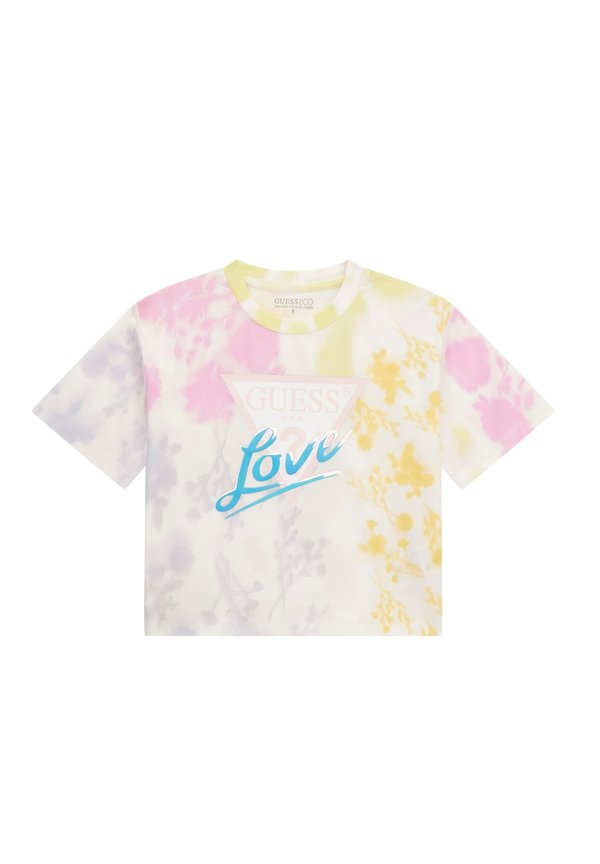 BLUMEN - T-Shirt print - gemustert multicolor