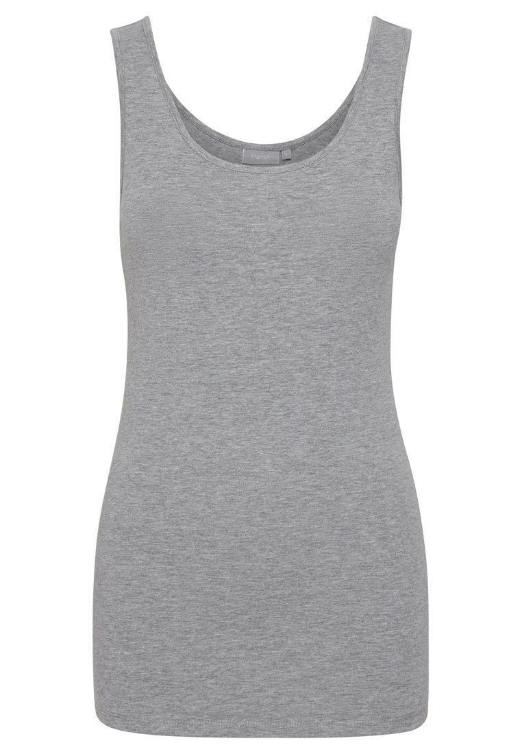 Fransa Top grijs gemêleerd