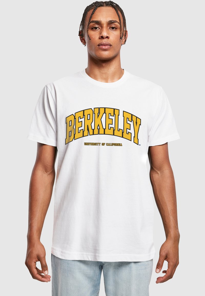 Merchcode BERKELEY UNIVERSITY - ARCH - Triko s potiskem - white