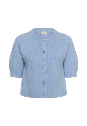 Kaffe, KACIONIA KNIT CARDIGAN - Strickjacke - blue fog melange