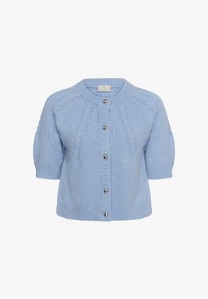 Kaffe, KACIONIA KNIT CARDIGAN - Gilet - blue fog melange