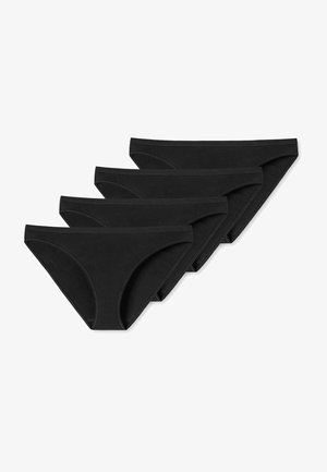 Schiesser 4-PACK - Slip - schwarz