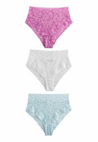 Unselected, pink blue white