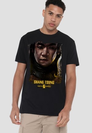 Warner Brothers, MORTAL KOMBAT 2 SHANG TSUNG PORTRAIT - Print T-shirt - black