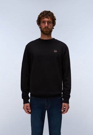 Napapijri, BADGE C - Sweatshirt - black beauty