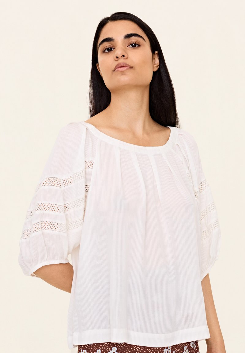 Odd Molly LEFTOVERS LOVE - Blouse - light chalk