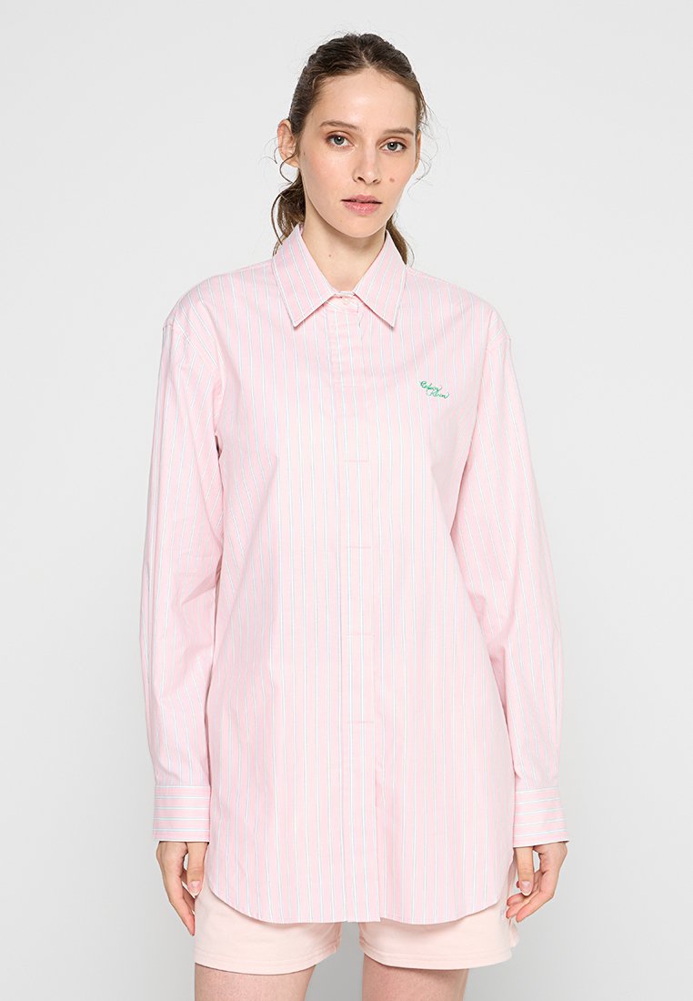 Calvin Klein Overhemdblouse donkerroze Calvin Klein Overhemdblouse donkerroze