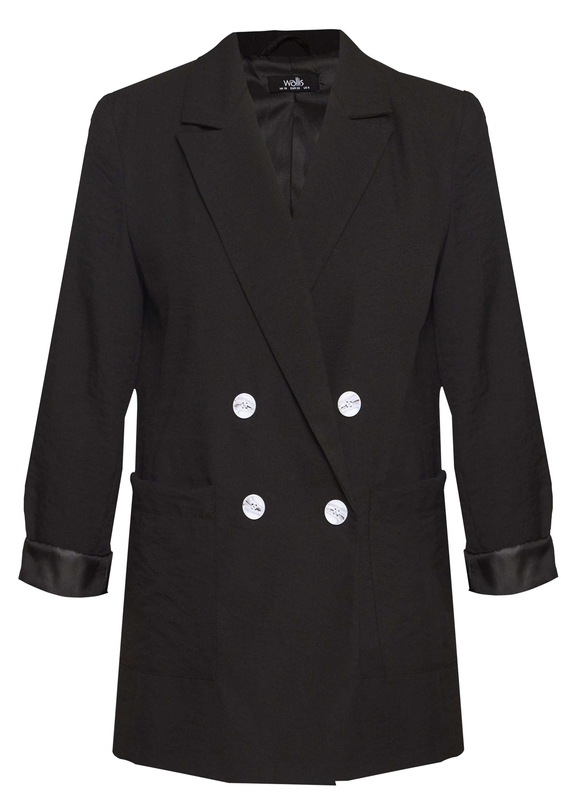 Wallis PATCH POCKET Kort kåpe frakk black Zalando.no Wallis Kåpe frakk black Zalando.no