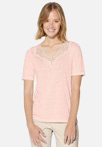 MADELEINE KURZARM-MIT-AKZENT - T-Shirt print - powder rosé