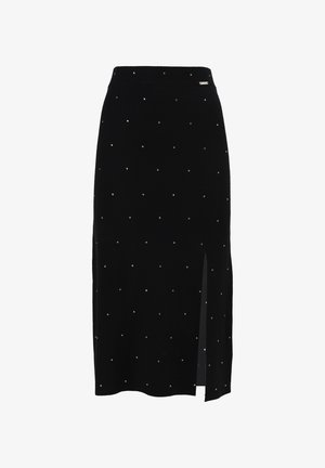 INFLUENCER RHINESTONES - Kokerrok - black