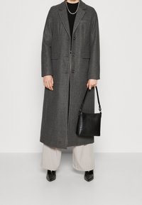 Vero Moda Tall Cappotto classico - mottled dark grey