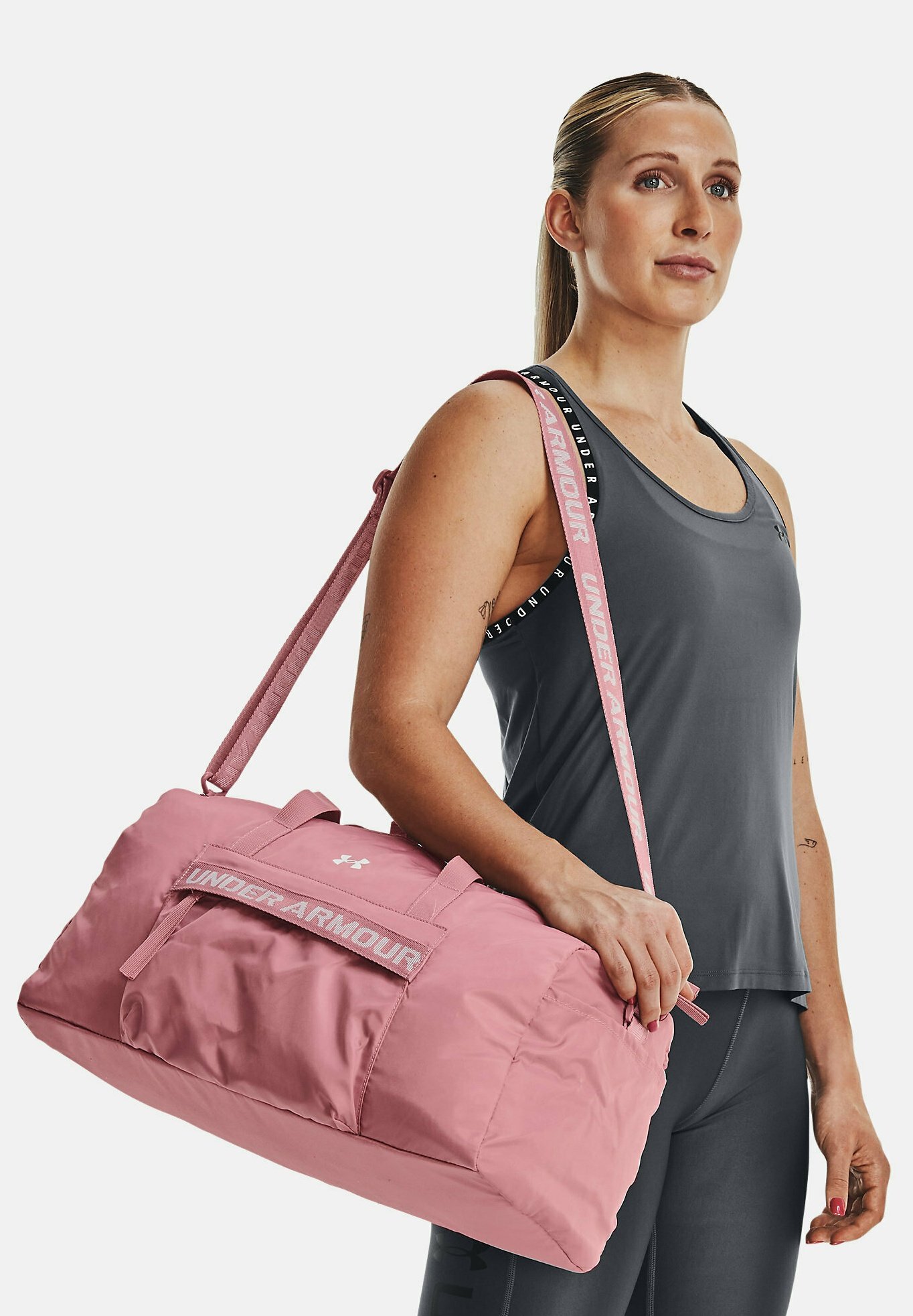 Pink Under Armour Sports Bag UNDER ARMOUR 15 Inch/38 Cm 1376454