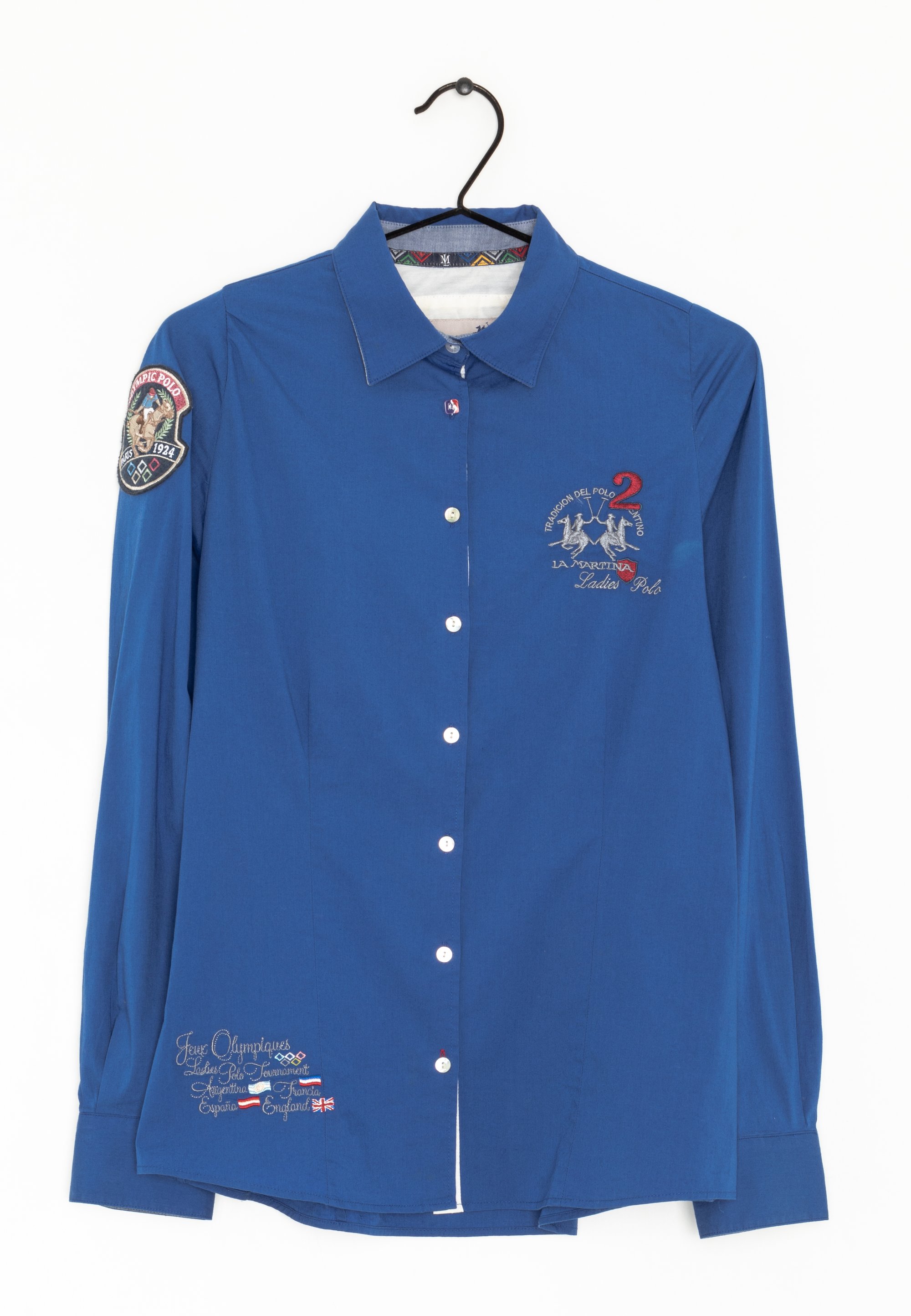 La Martina Chemisier blue/bleu (Seconde main) ZALANDO