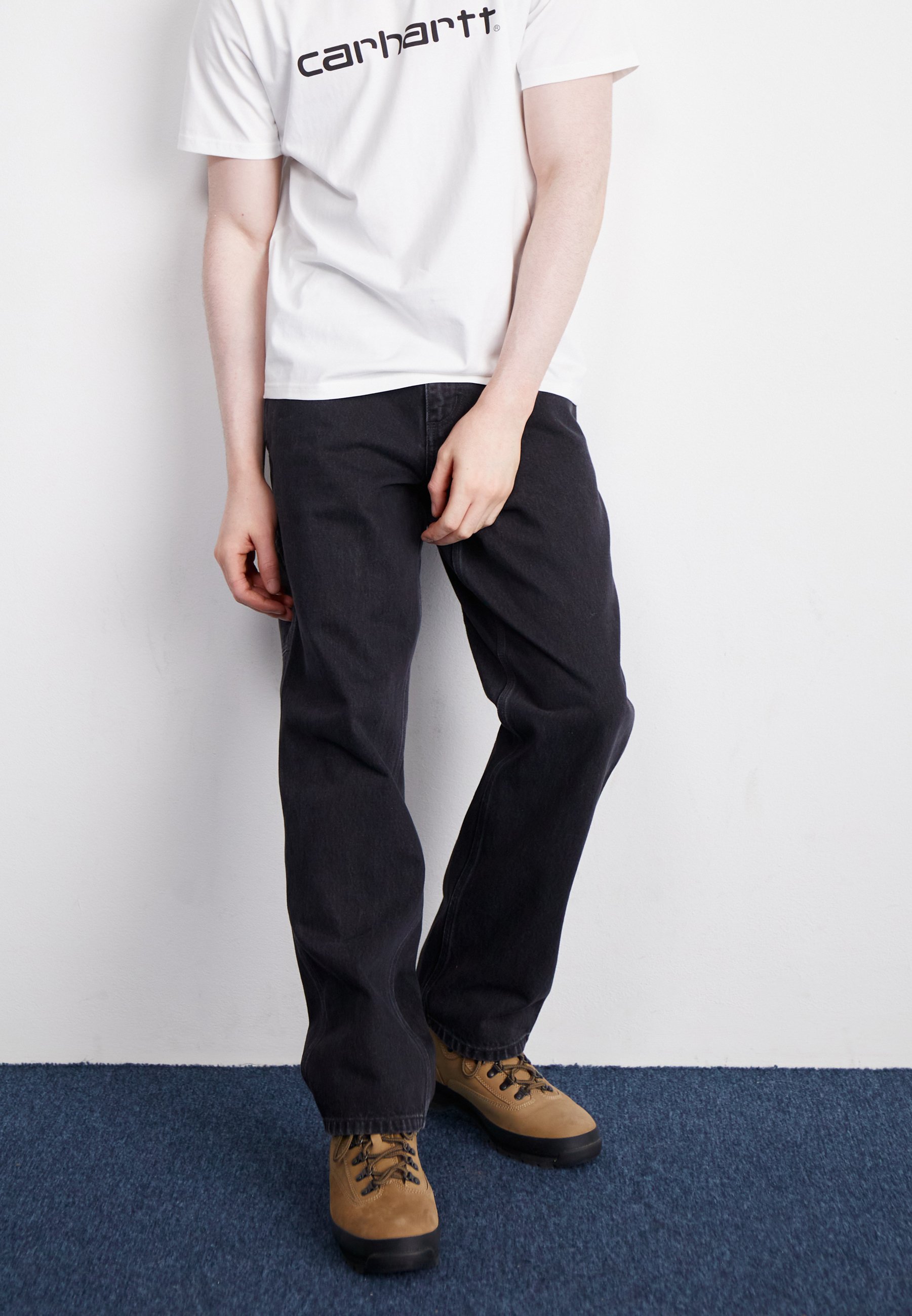 Carhartt WIP SINGLE KNEE PANT - Carpenter Jeans - black