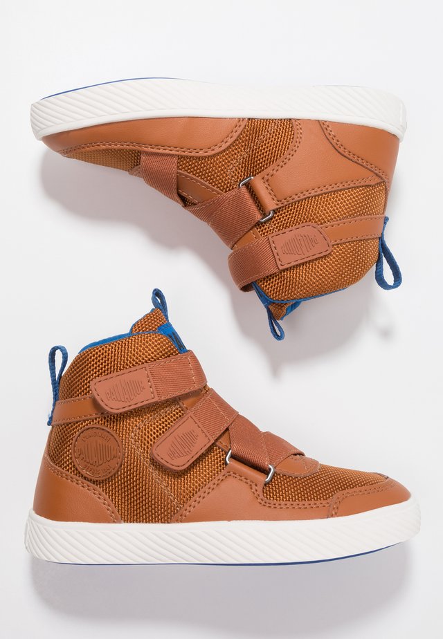 PALLASTREET MID - Baskets montantes - brown/snow blue/marshmellow
