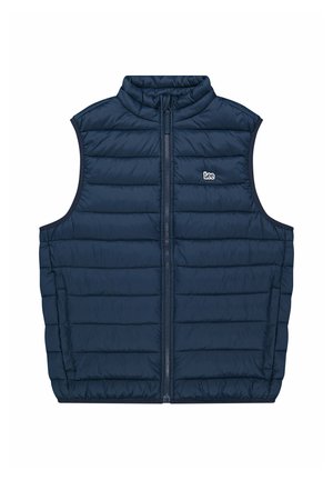 Lee STAND COLLAR PUFFER FOR REGULAR FIT - Bodywarmer - rivet navy